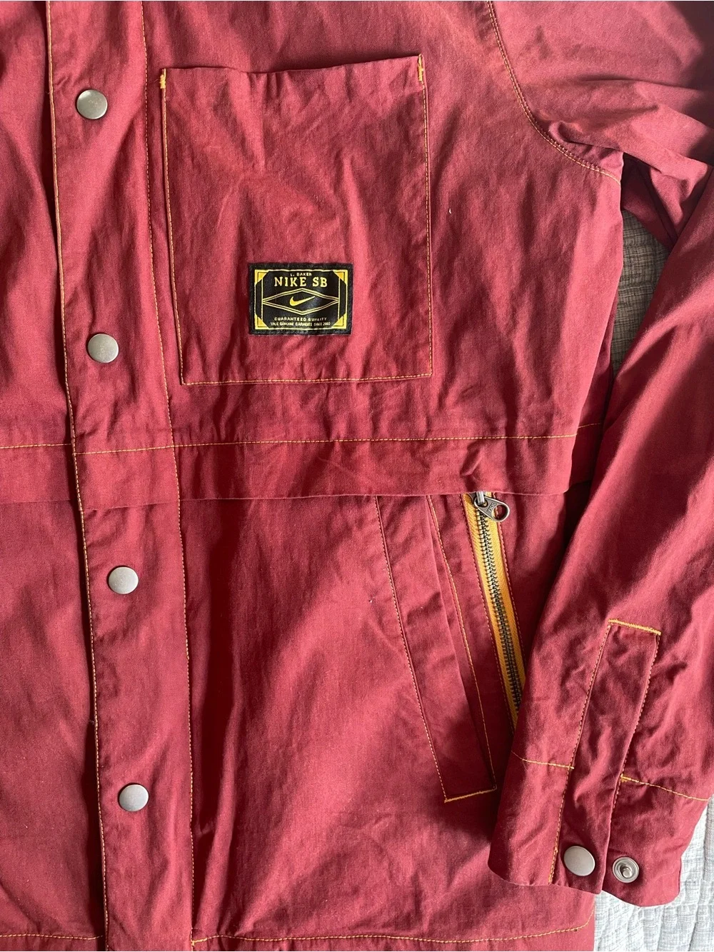 Nike SB Leo Baker - custom dyed Coach Jacket